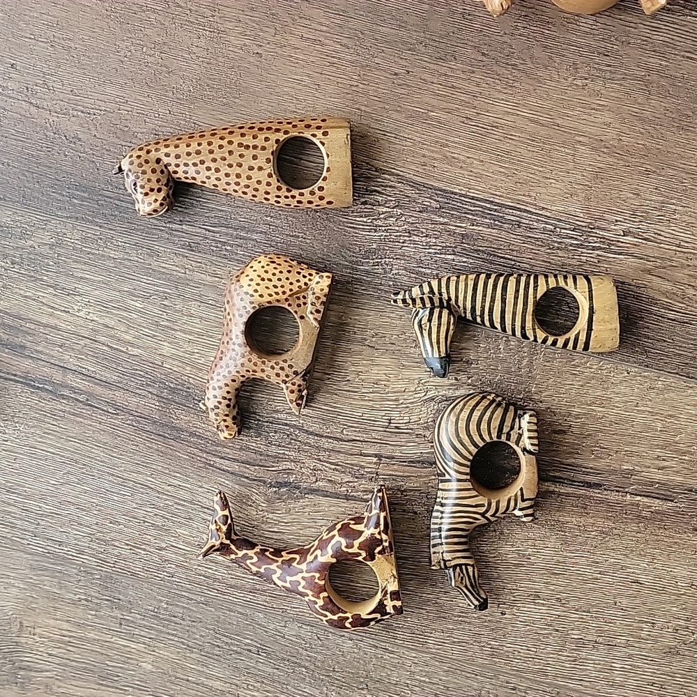 16 Safari theme napkin holders - Picture 2 of 5